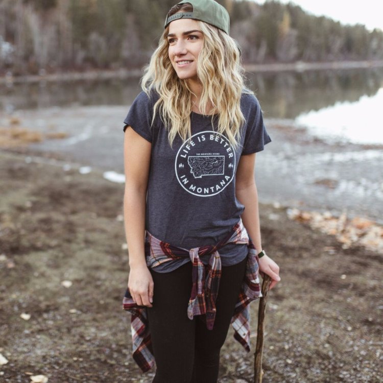 Life is Better in Montana Flowy Tee from The Montana Scene | Montana Laura Blog | J. Vigil Photography