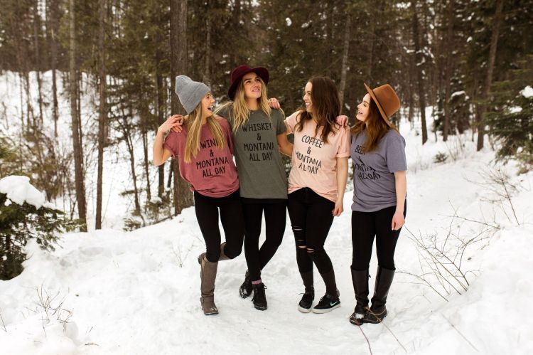 MONTANA ALL DAY Tee Collection from The Montana Scene | Montana Laura Blog | J. Vigil Photography